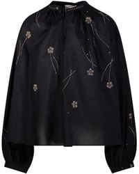 forte_forte - Bead-Embroidered Blouse - Lyst