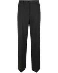 Patrizia Pepe - Pressed-Crease Tailored Trousers - Lyst