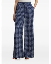 Ralph Lauren - Geometric-Pattern Trousers - Lyst