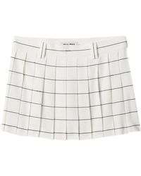 Miu Miu - Gestreepte Mini-Rok - Lyst