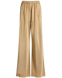 Alberta Ferretti - Elasticated-Waistband Trousers - Lyst