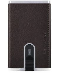 Piquadro - Leather-Wrapped Card Holder - Lyst