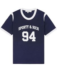 Sporty & Rich - SR 94 Sports T-Shirt - Lyst