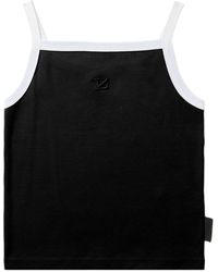 Izzue - Logo-embroidered Tank Top - Lyst