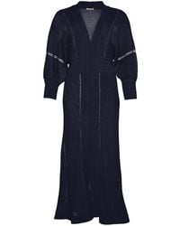 Eres - Gestricktes Stella Kleid Mit V-Ausschnitt - Lyst