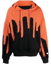 Mostly Heard Rarely Seen - Extreme Drip Panelled Cotton Hoodie - Lyst