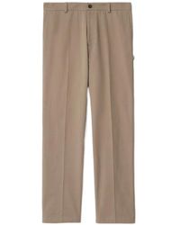 Burberry - Chinos Tapered Pants - Lyst