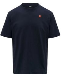 K-Way - Solo Logo-Detail T-Shirt - Lyst