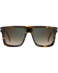 David Beckham - Tortoiseshell Square Sunglasses - Lyst