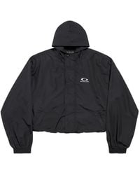 Balenciaga - Loop Sports Icon Hooded Tracksuit Jacket - Lyst