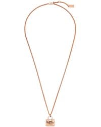 Marc Jacobs - The Mini Icon Tote Bag Charm Necklace - Lyst