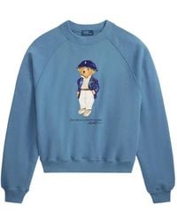 Polo Ralph Lauren - Polo Bear Lightweight Fleece Crew-Neck Sweater - Lyst