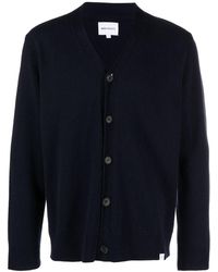 Norse Projects - Cardigan en laine à col v - Lyst