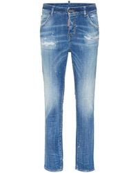 DSquared² - Distressed Skinny Jeans - Lyst