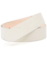 Maison Margiela - Four-Stitches Leather Belt - Lyst