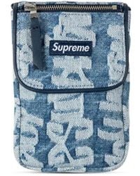 Supreme - Jacquard Denim Neck Pouch - Lyst
