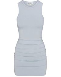 ÉTERNE - Carrie sleeveless gathered mini dress - Lyst