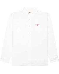 Human Made - Embroidered-Logo Shirt - Lyst