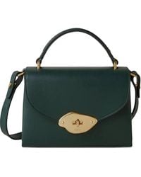 Mulberry - Mini Lana Top-Handle Leather Bag - Lyst