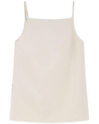R2W - Square-Neck Sleeveless Top - Lyst