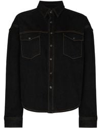 Wardrobe NYC - Oversized Denim Button Jacket - Lyst