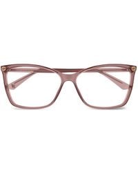 Gucci - Brille Mit Eckigem Gestell - Lyst