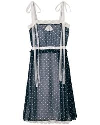 Marc Jacobs - Ribbon Lace Chiffon Dress - Lyst