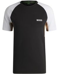 BOSS - Colour-Block T-Shirt - Lyst