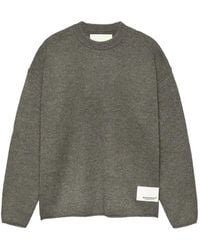 New Amsterdam - Logo-Patch Knitted Sweater - Lyst