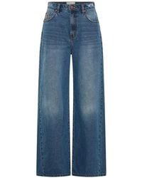 One Teaspoon - Love Machines Wide-Leg Jeans - Lyst