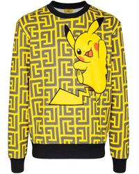 Balmain - X Pokémon All-over Printed Sweatshirt - Lyst