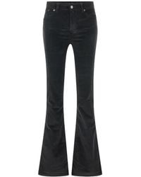 Lois - Corduroy Flared Trousers - Lyst