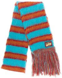 Marni - Striped Knitted Scarf - Lyst