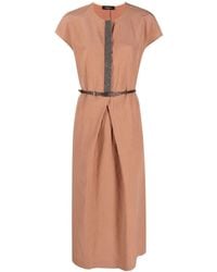 Fabiana Filippi - Bead-Embellished Midi Dress - Lyst