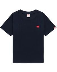 A Bathing Ape - Heart-Appliqué T-Shirt - Lyst