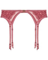 Aubade - Feeling Myself Lace Suspender Belt - Lyst