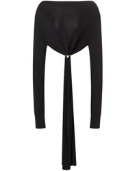 Philosophy Di Lorenzo Serafini - Gathered-Detailing Crop Top - Lyst