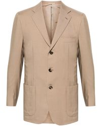 Kiton - Single-Breasted Cashmere-Blend Blazer - Lyst