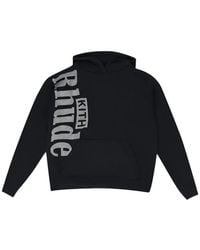 Rhude - Logo-Print Hoodie - Lyst