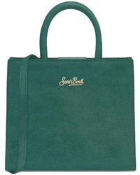 MC2 Saint Barth - Medium Suede Top-Handle Tote Bag - Lyst