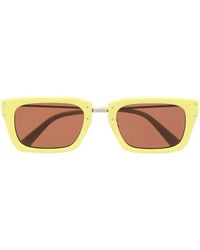 Jacquemus - Square-Frame Tinted Sunglasses - Lyst