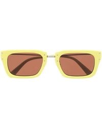 Jacquemus - Square-Frame Tinted Sunglasses - Lyst