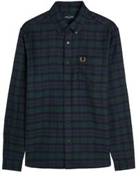 Fred Perry - Check-Pattern Shirt - Lyst