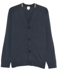 Paul Smith - Signature Stripe Striped V-Neck Cardigan - Lyst