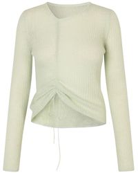 Cecilie Bahnsen - Ussi Ribbed-knit Jumper - Lyst