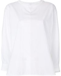 Hache Wrap-over Shirt - White