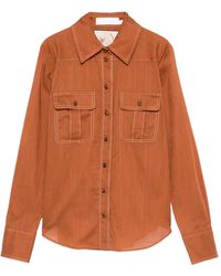 Zimmermann - Cotton Shirt - Lyst