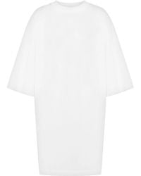 Moschino - Cotton T-Shirt Dress - Lyst