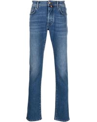 Herren Bekleidung Jeans Röhrenjeans Jacob Cohen Denim Ausgeblichene Skinny-Jeans in Blau für Herren 