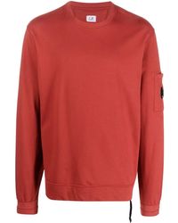 C.P. Company - Side Zip-Fastening Cotton Sweatshirt - Lyst